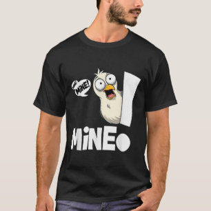 Camiseta Dito Engraçado Meu! Gaivota Ave Marinha Minha! Sar