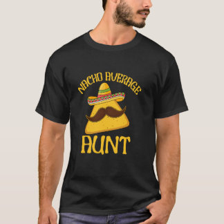 Camiseta Dito Engraçado Nacho Tia Média Cinco de Maio Mexi