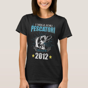 Camiseta Dito engraçado pescador nasceu para pescar