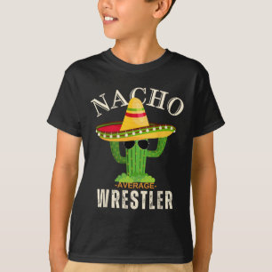 Camiseta Dito engraçado vintage Nacho lutador médio da trip