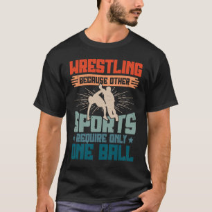 Camiseta Dito engraçado Wrestling para lutador profissional
