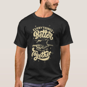 Camiseta Dito Motivacional da Tipografia de Cotação Inspira