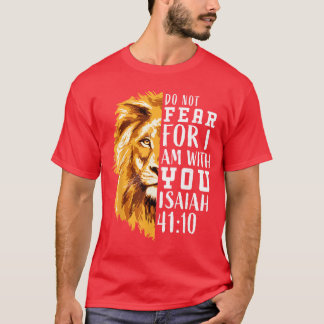 Camiseta Ditos da Bíblia Versículo Religioso Cristão Leão M