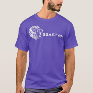 Camiseta Ditos Da Malhação De Motivação Do Leão Na Cabeça D
