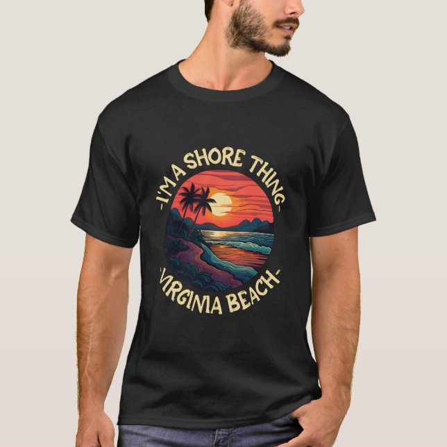 Camiseta Ditos da Praia de Virginia Beach (Frente)