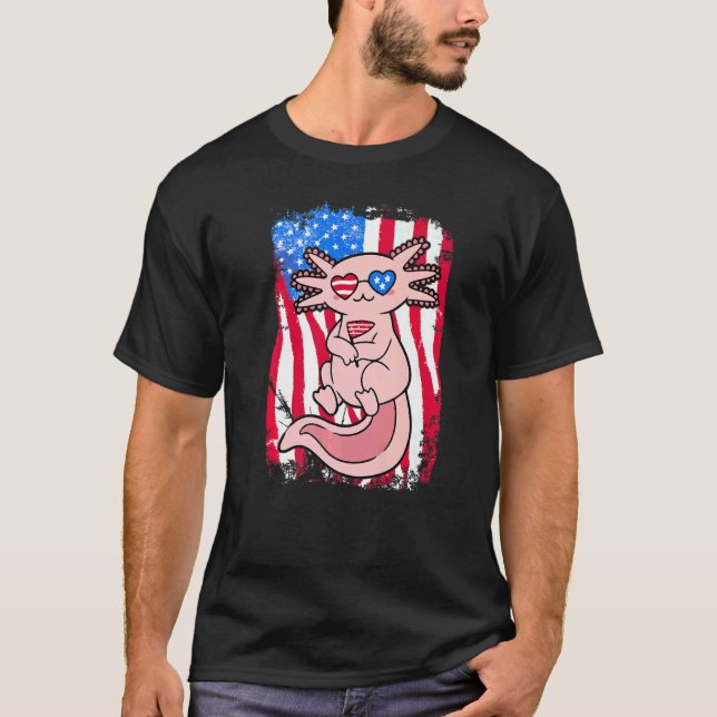 Camiseta Ditos de Anfíbio Axolotl 19 (Frente)