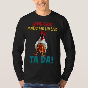 Camiseta Ditos de frango depois que Deus fez