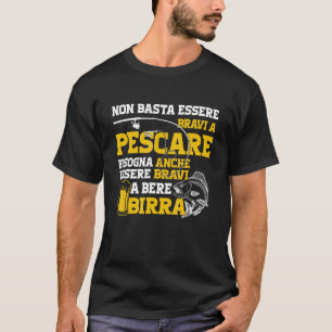 Camiseta Ditos de Homens Pescador Pesca e Cerveja