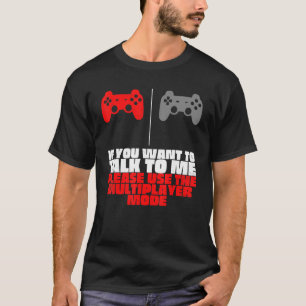 Camiseta Ditos De Jogador Use O Modo Multijogador