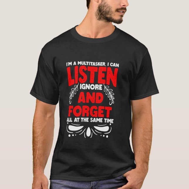 Camiseta Ditos do Multitarefa com Sarcasmo (Frente)