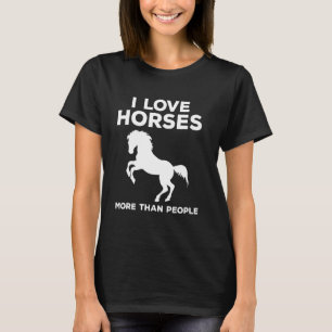 Camiseta Ditos engraçados de cavaleiros cavalos Eu amo cava