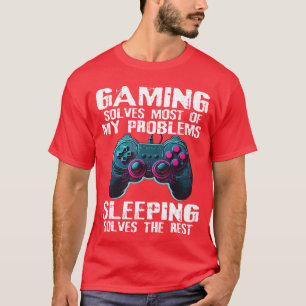 Camiseta Ditos engraçados de jogadores para jogos de vídeo