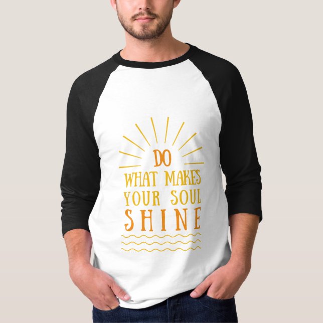 Camiseta ditos inspiradores de atitude positiva (Frente)