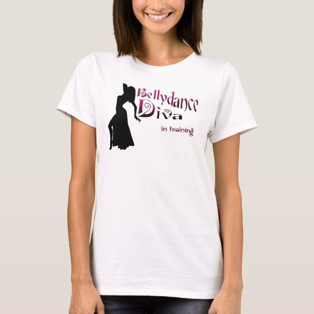 Camiseta Diva de Bellydance no treinamento (Frente)