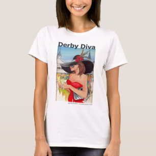 Camiseta Diva de Kentucky Derby - Tshirt da boneca
