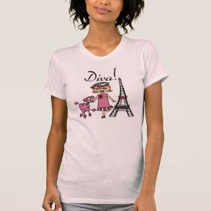 Camiseta Diva do cabelo louro