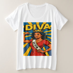 Camiseta Diva Pop, Rainha