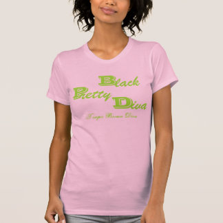 Camiseta Diva preta bonito, diva de Teague Brown