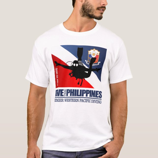 Camiseta Dive as Filipinas DF2 (Frente)