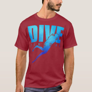 Camiseta DIVE BAHAMAS Scuba Diver Reef Snorkeling