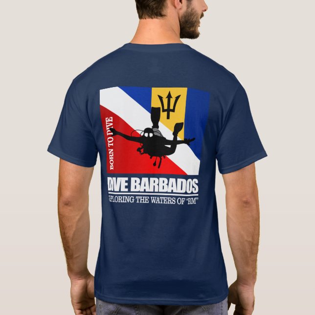 Camiseta Dive Barbados DF2 (Verso)