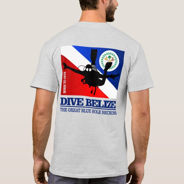 Camiseta Dive Belize DF2 (Verso)