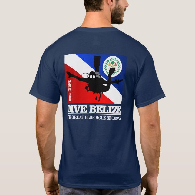 Camiseta Dive Belize DF2 (Verso)