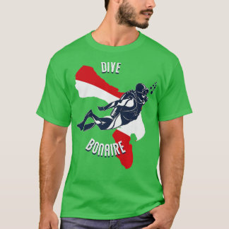 Camiseta Dive Bonaire Caribe Island Scuba Diving Bonaire