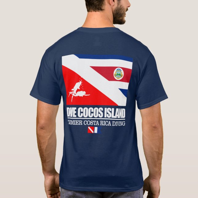 Camiseta Dive Cocos Island (sq) (Verso)
