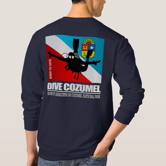 Camiseta Dive Cozumel DF2 (Verso)