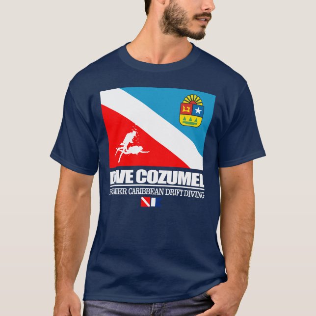 Camiseta Dive Cozumel (q) (Frente)
