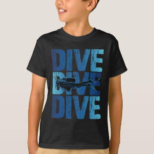 Camiseta Dive-Dive - Mergulhador Submarino Scuba