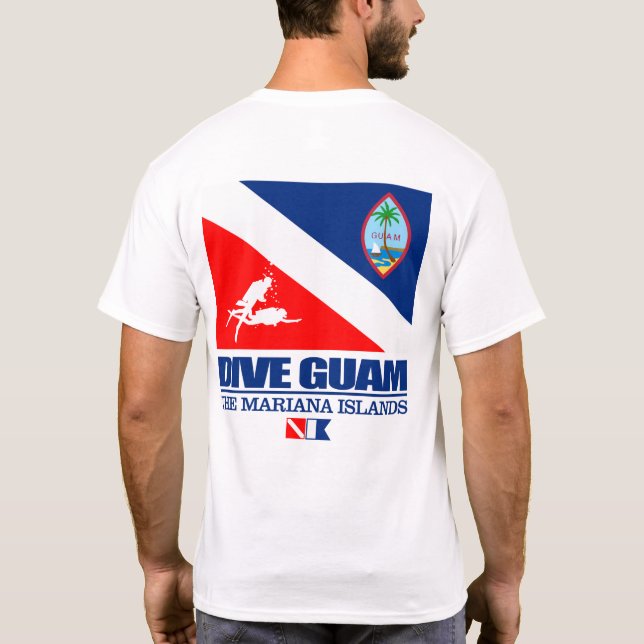 Camiseta Dive Guam (sq) (Verso)