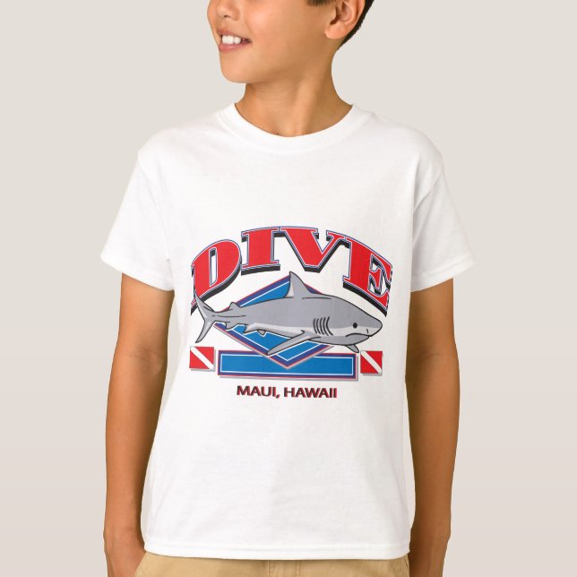 Camiseta Dive Hawaii, (Frente)