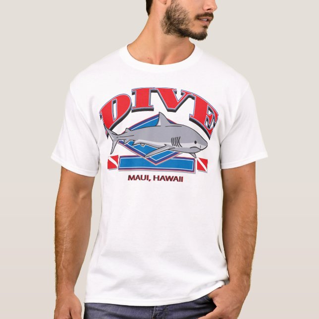 Camiseta Dive Hawaii, (Frente)