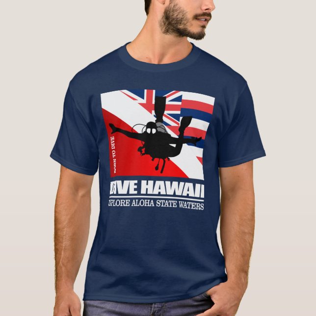 Camiseta Dive Hawaii DF2 (Frente)