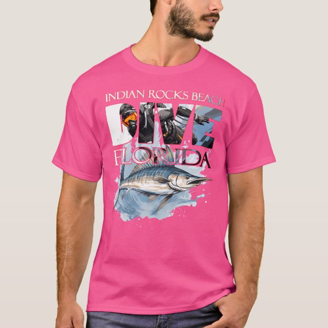 Camiseta Dive Indian Rocks Beach Scuba Diving Snork (Frente)