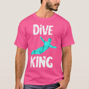 Camiseta Dive King Springboard Diver Natação Divi