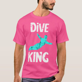 Camiseta Dive King Springboard Diver Natação Divi