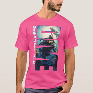 Camiseta Dive North Key Largo Florida Scuba Diving Snorkeli