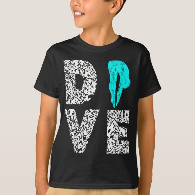 Camiseta Dive Platform Diving Conselho Springboard Dive (Frente)