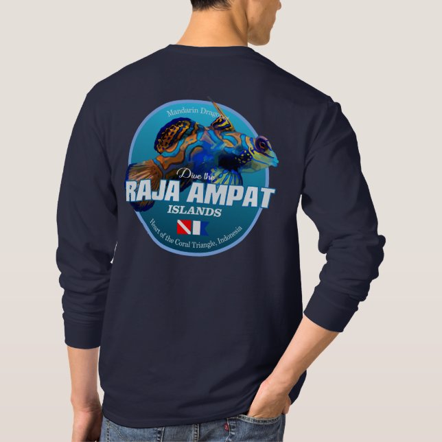 Camiseta Dive Raja Ampat (DD2) (Verso)