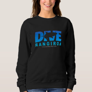 Camiseta Dive Rangiroa Com Tubarão A Mergulhar Em Rangiroa