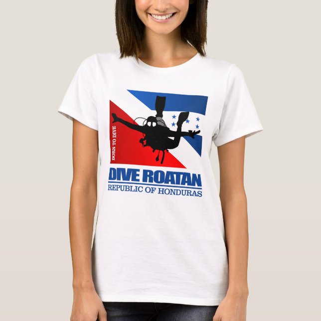Camiseta Dive Roatan DF2 (Frente)