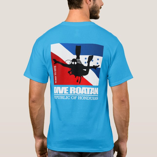 Camiseta Dive Roatan DF2 (Verso)