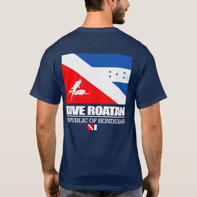 Camiseta Dive Roatan (q) (Verso)