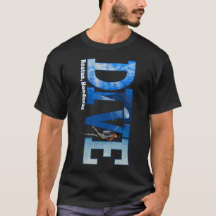 Camiseta Dive Roatan Scuba Merging Snorkeling