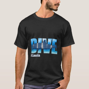 Camiseta Dive Rua Lucia Scuba Merging Snorkeling