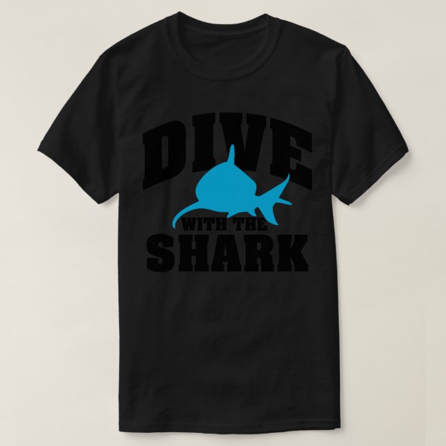 Camiseta Dive shark (Frente do Design)