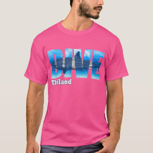 Camiseta Dive Thailand Scuba Merging Snorkeling